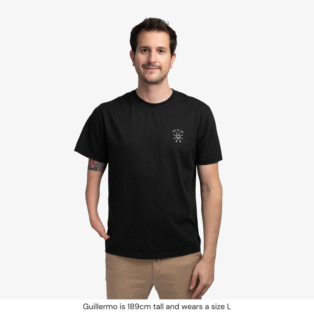 Natural Vibes T-Shirt Day by Day schwarz