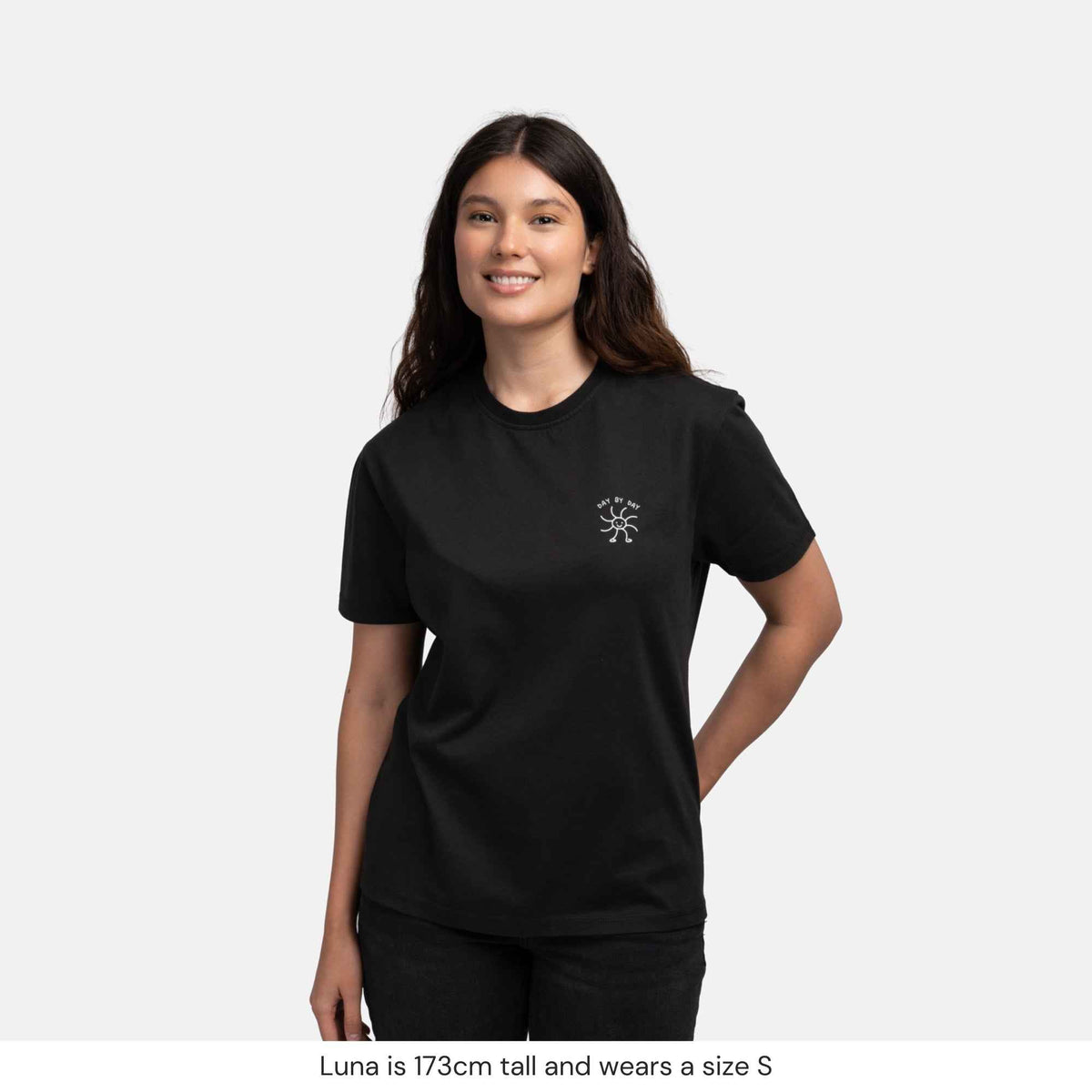 Natural Vibes T-Shirt Day by Day schwarz