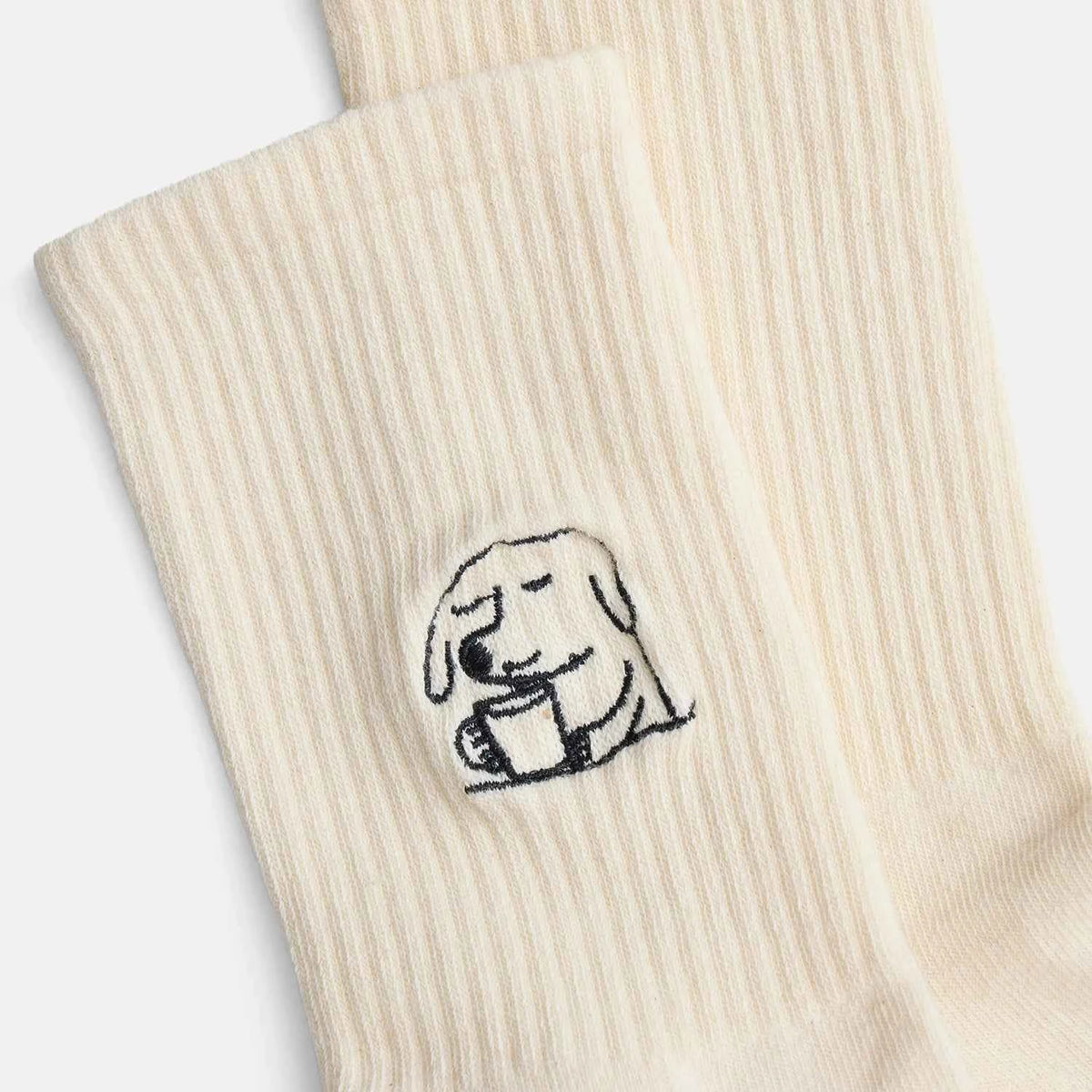 Dog with Cup Tennissocken