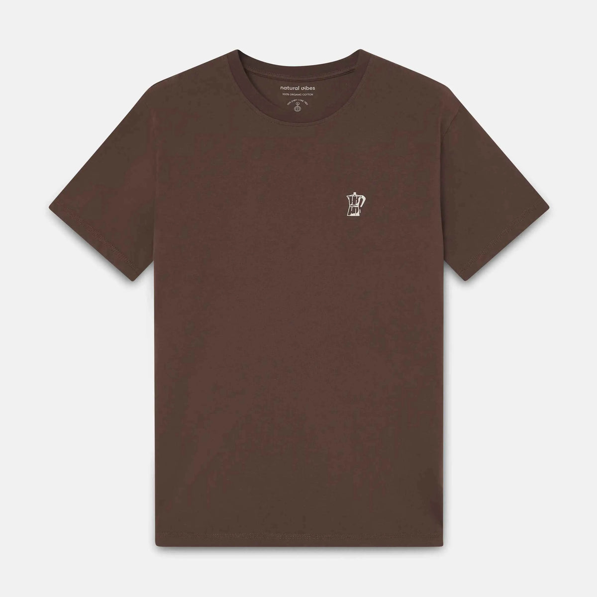 Natural Vibes T-Shirt Coffee braun