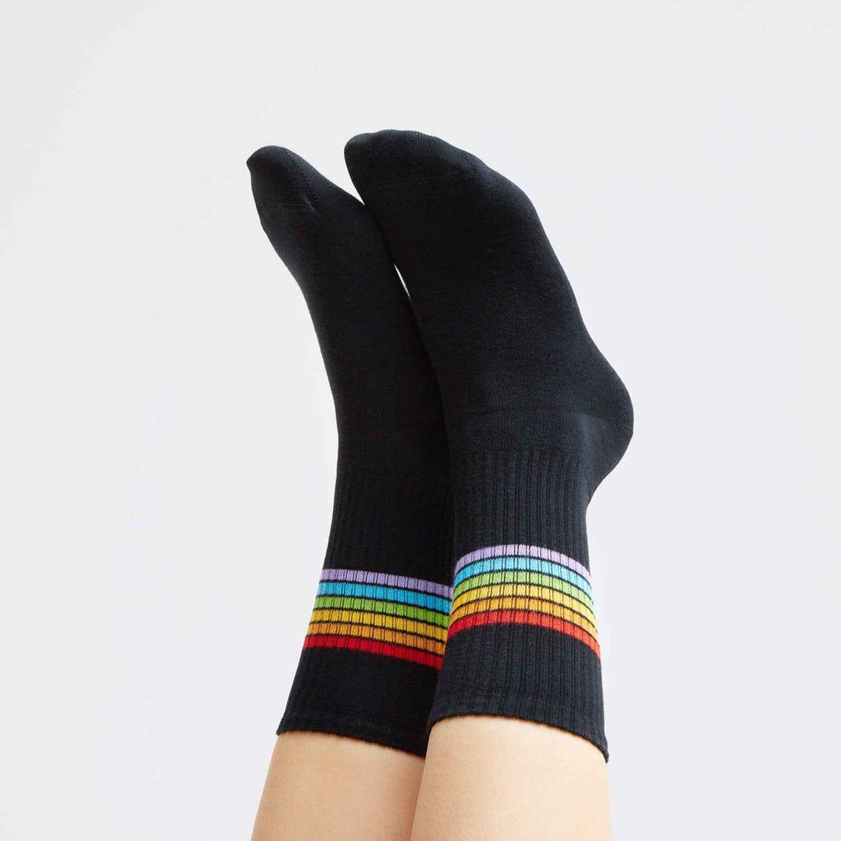 Rainbow Tennissocken schwarz