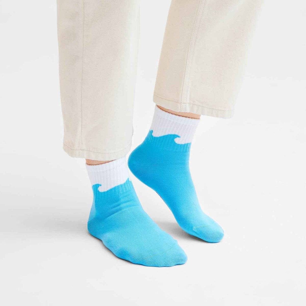 Waves Quarter Socken