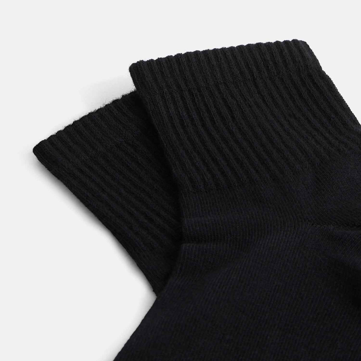 Schwarze & Weiße Sneaker Socken (Basics 4er Pack)