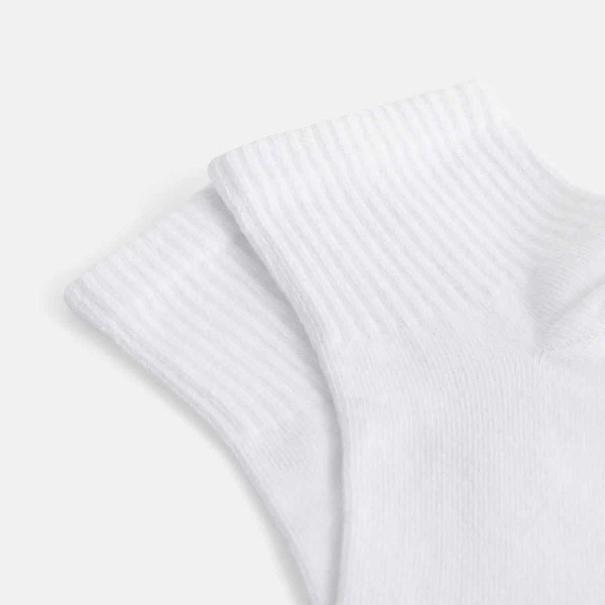 Schwarze & Weiße Sneaker Socken (Basics 4er Pack)