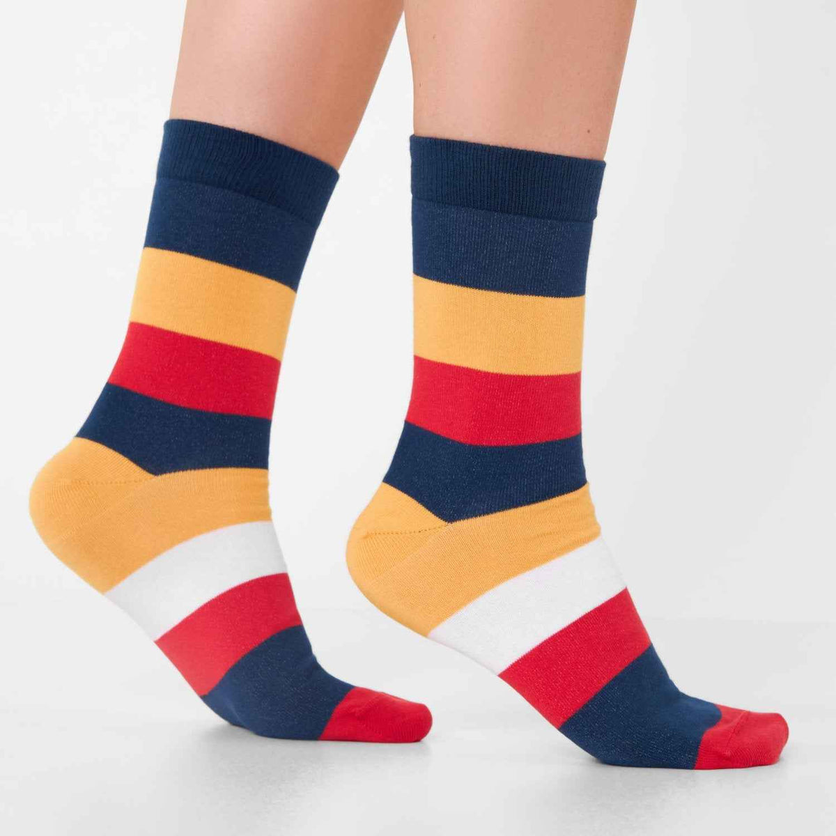 Bunte Streifen Socken (3er Pack)
