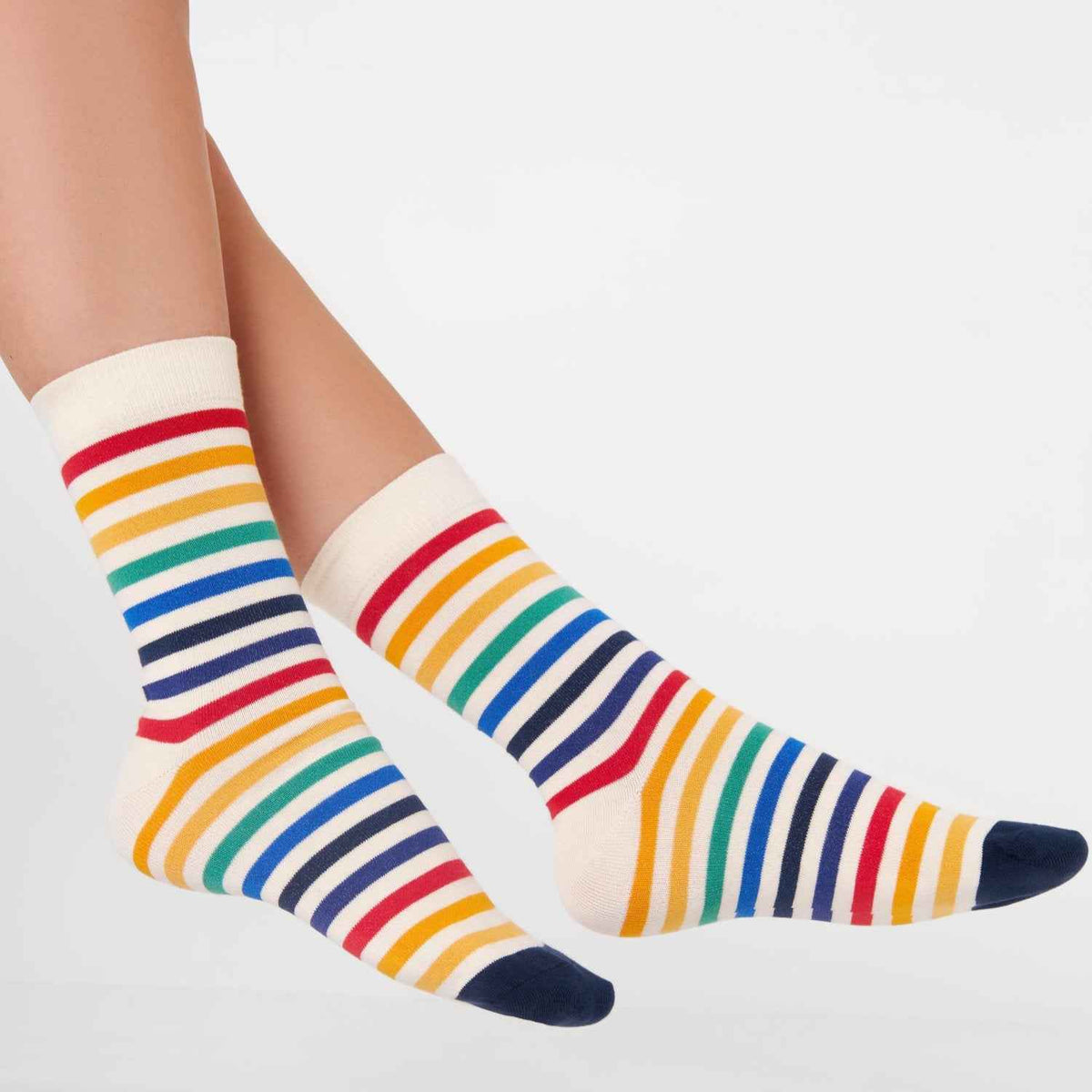 Bunte Streifen Socken (3er Pack)