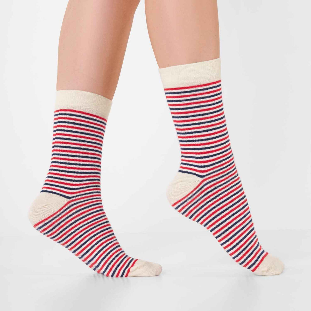 Bunte Streifen Socken (3er Pack)
