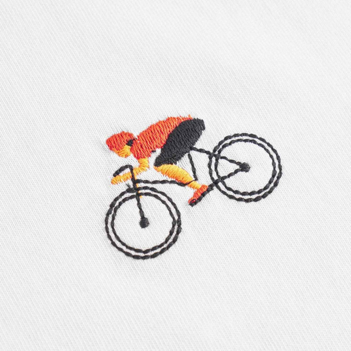 Natural Vibes T-Shirt Fahrrad weiß