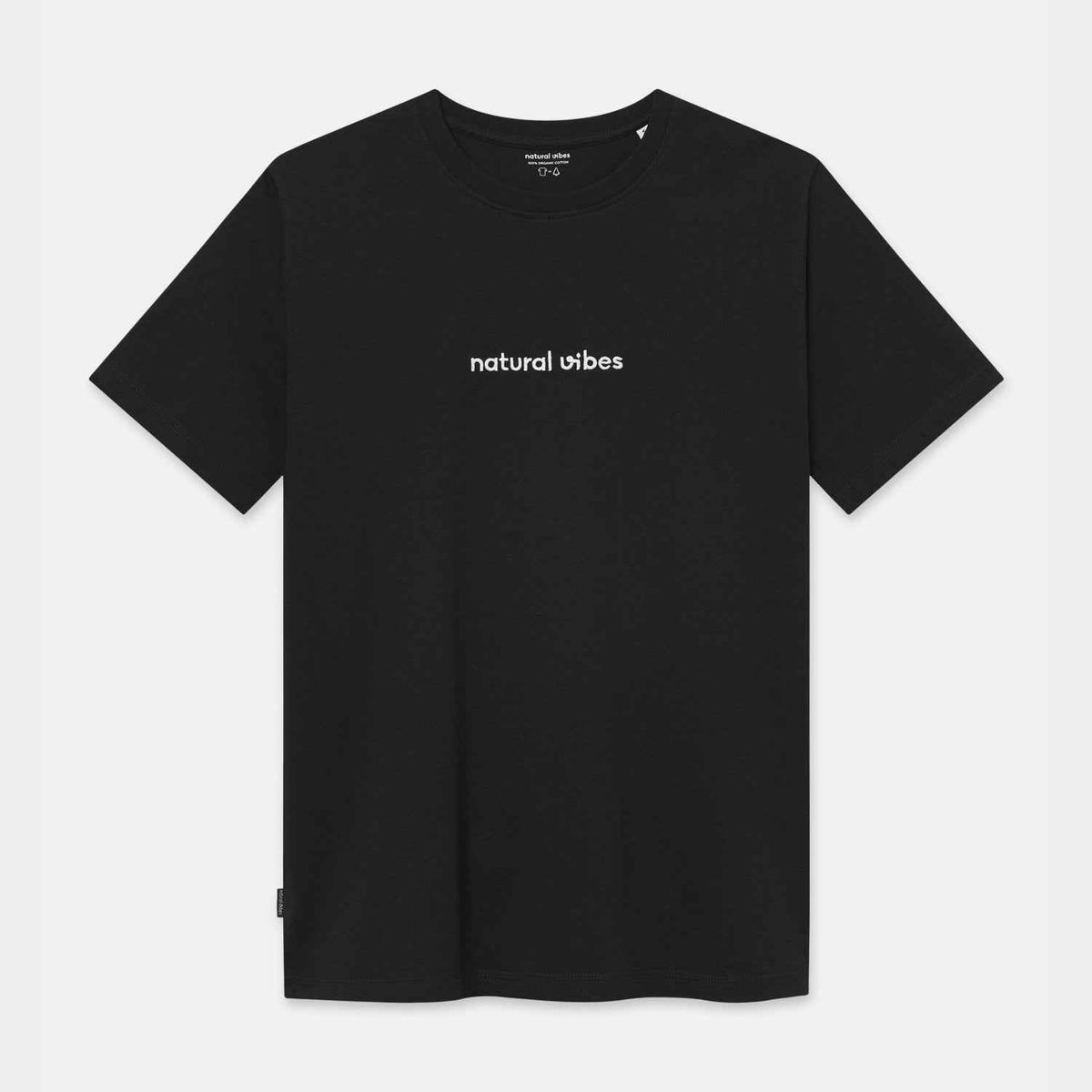 Natural Vibes T-Shirt Logo schwarz