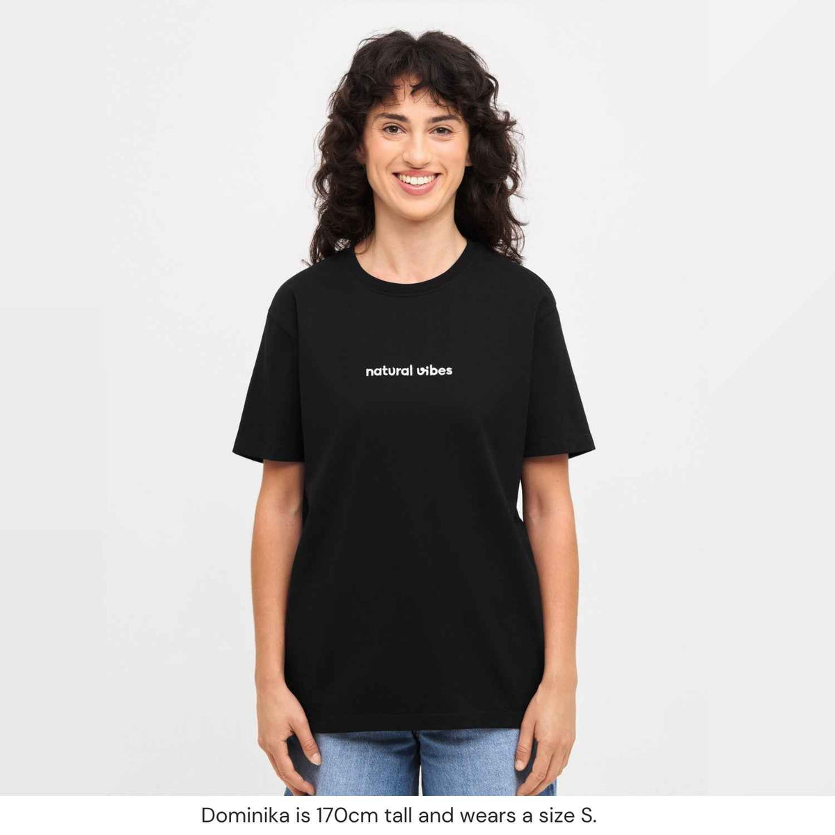 Natural Vibes T-Shirt Logo schwarz
