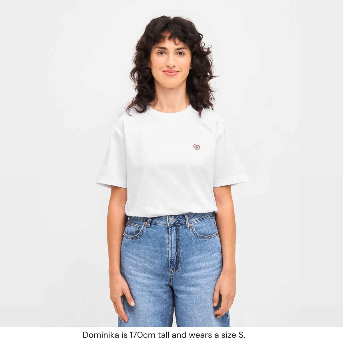 Natural Vibes T-Shirt Peace & Love weiß
