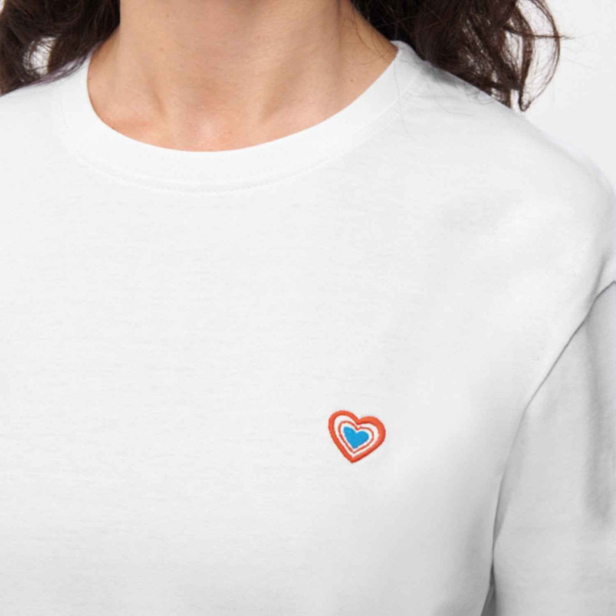 Natural Vibes T-Shirt Peace & Love weiß