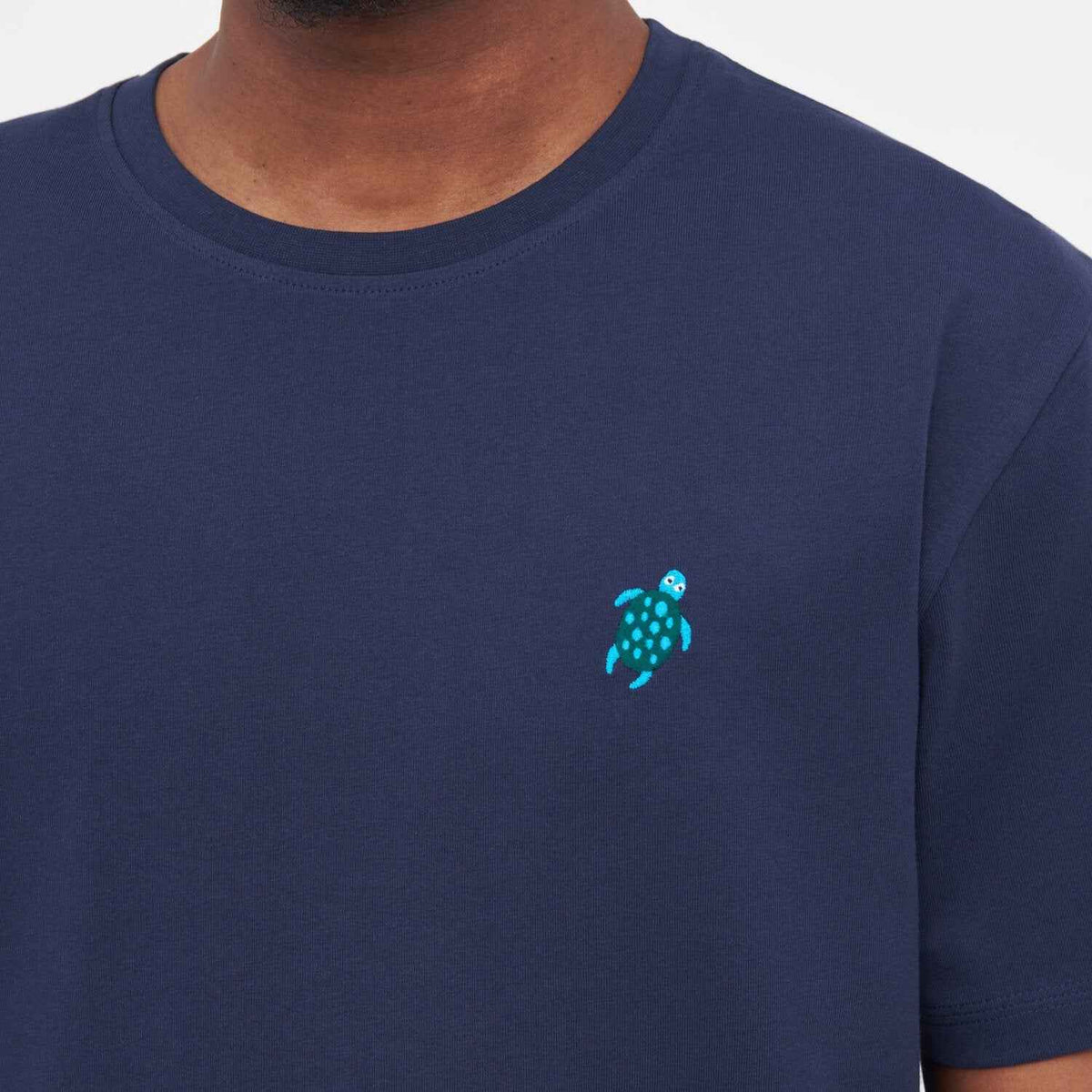 Natural Vibes T-Shirt Schildkröte blau