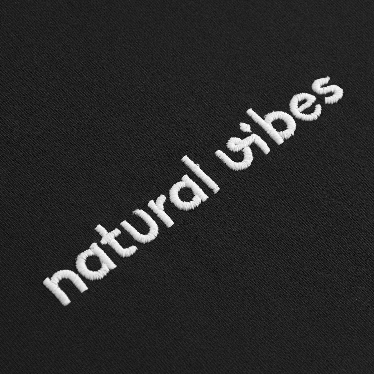 Natural Vibes T-Shirt Logo schwarz