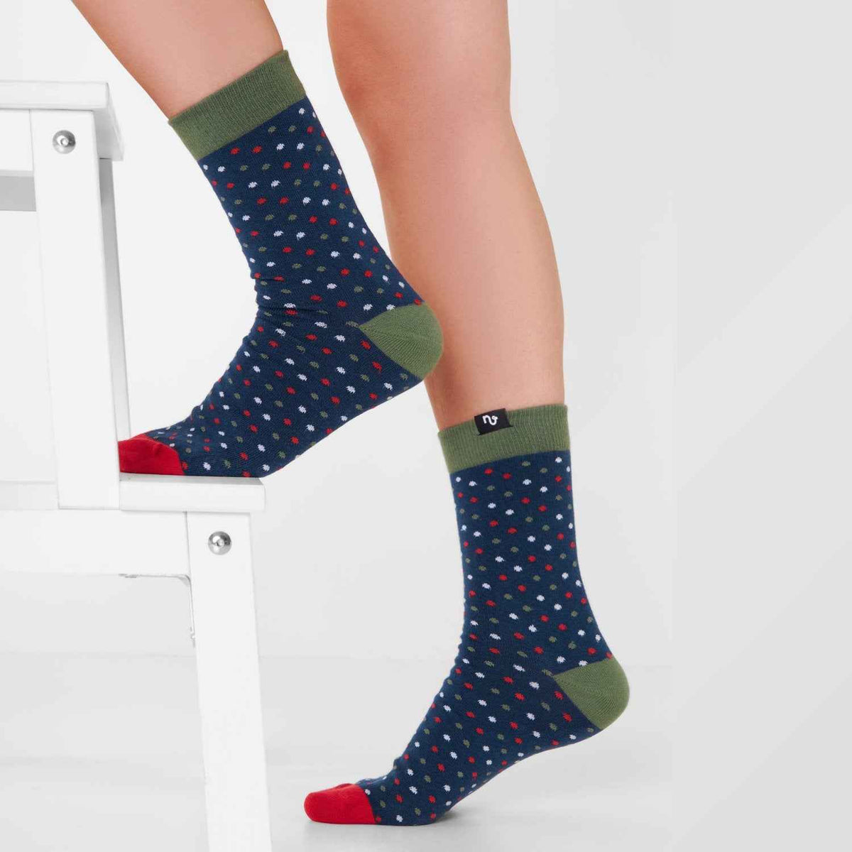 Punkte Socken bunt