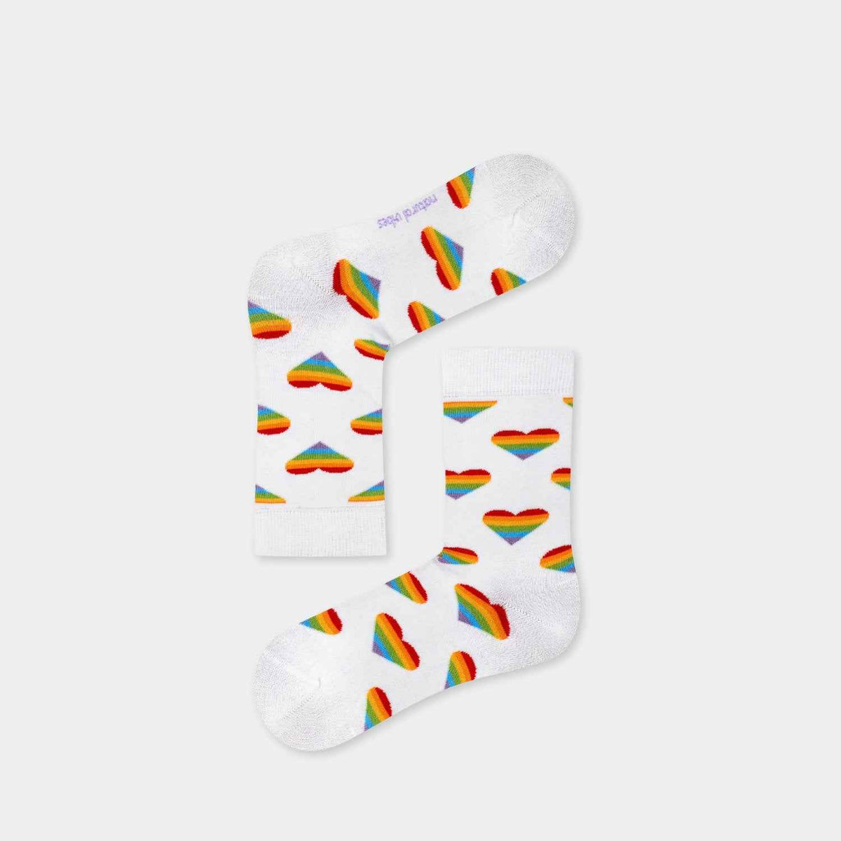 Rainbow heart Kindersocken