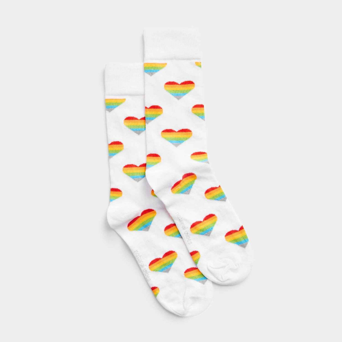 Rainbow heart Socken
