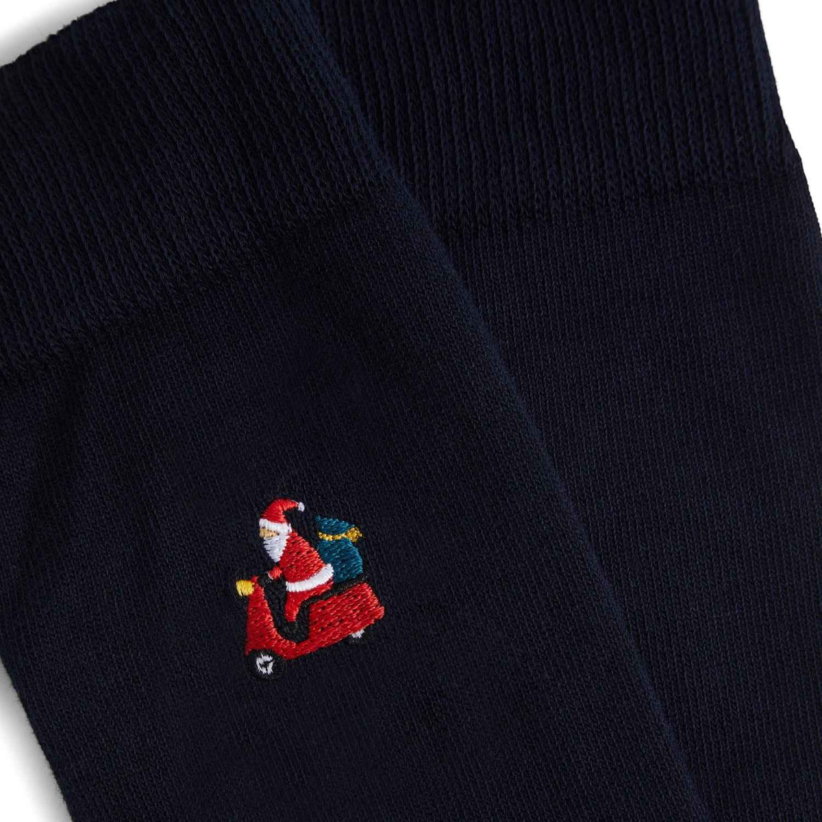 Santa Vespa Xmas Socken