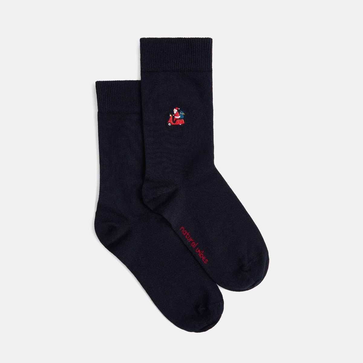 Santa Vespa Xmas Socken