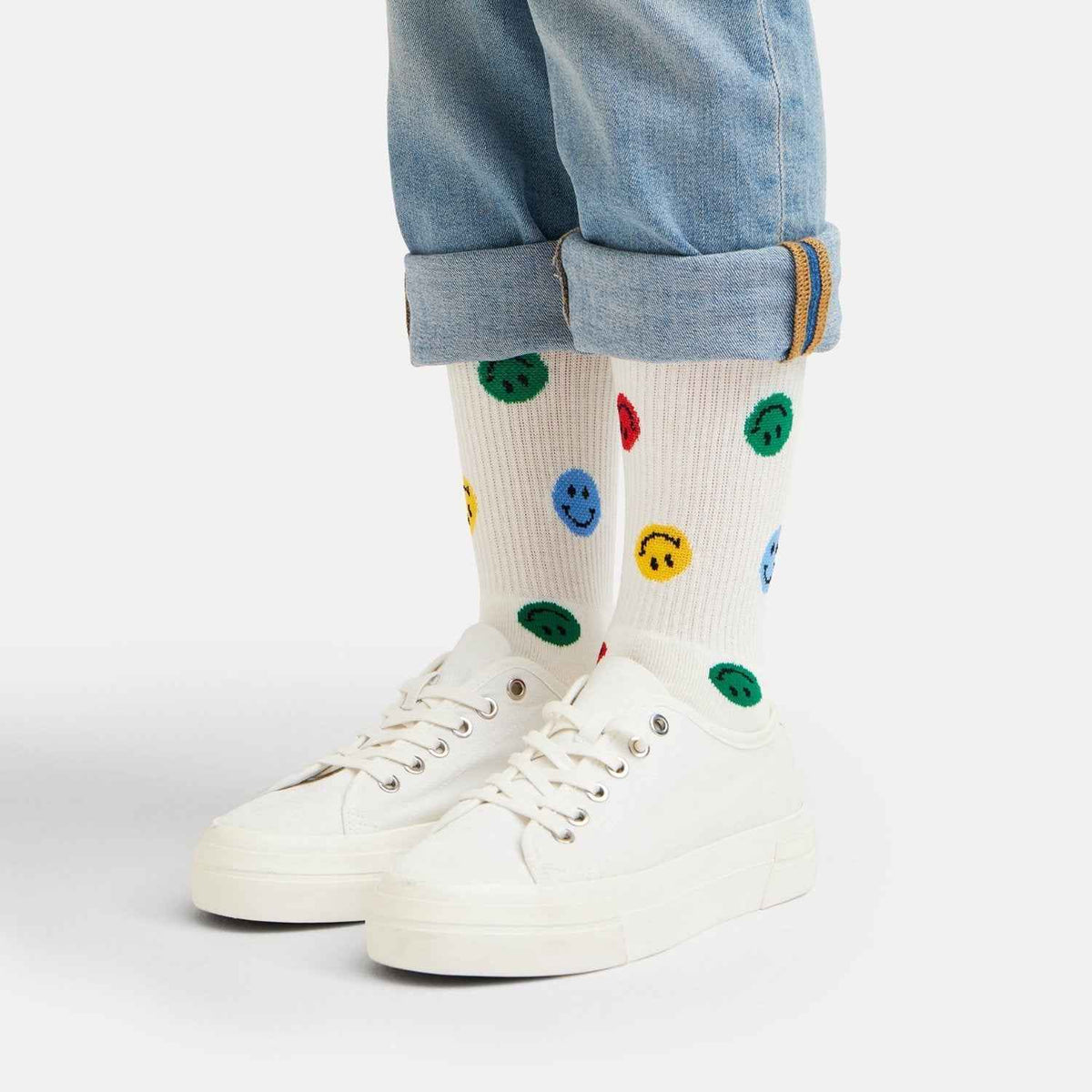 Colorful Smiles Tennissocken