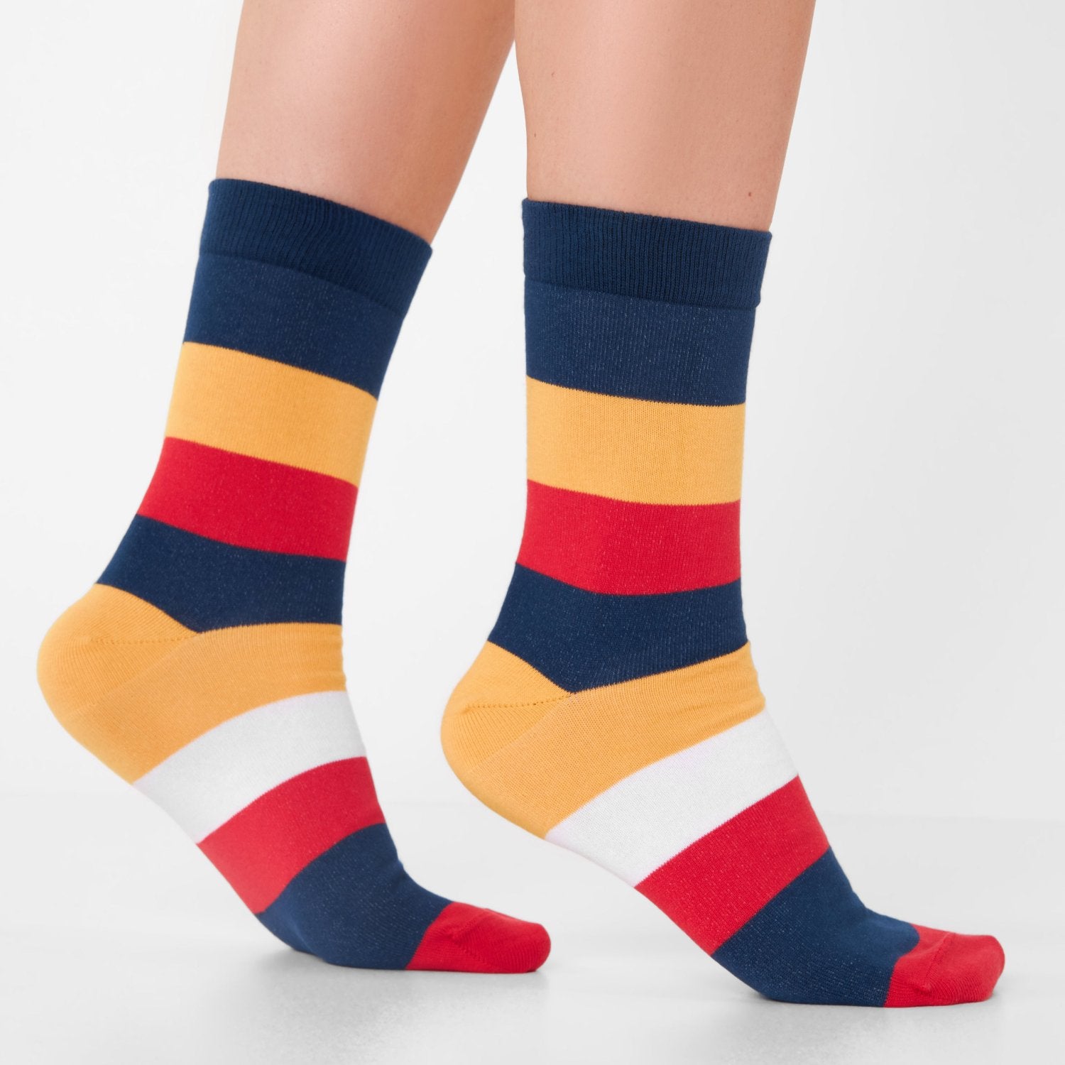 Sunset Streifen Socken - Natural Vibes Clothing