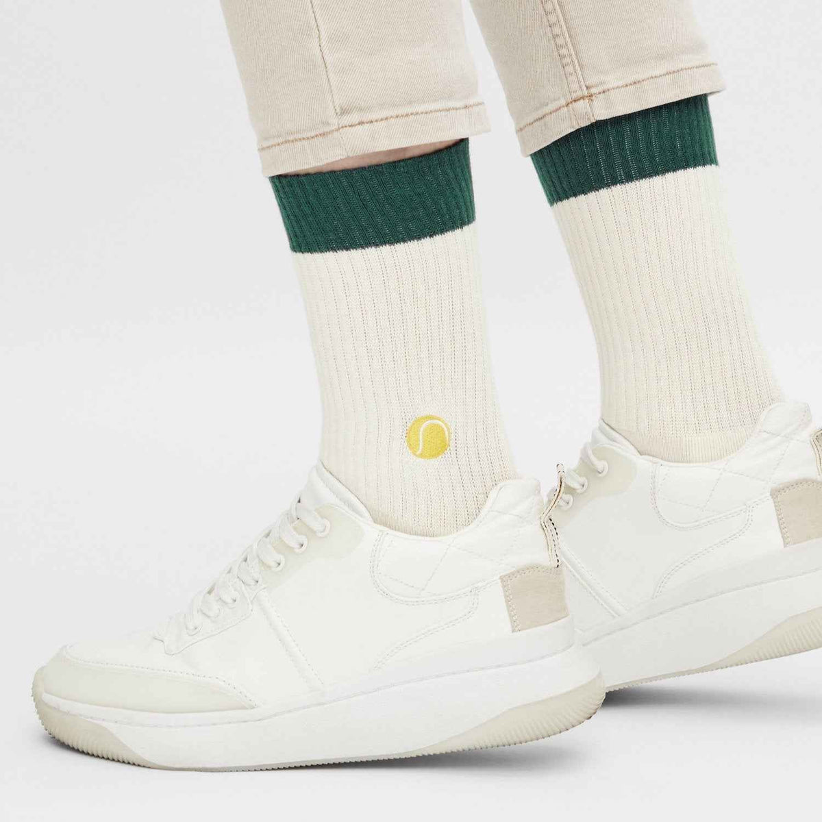 Tennisball Tennissocken
