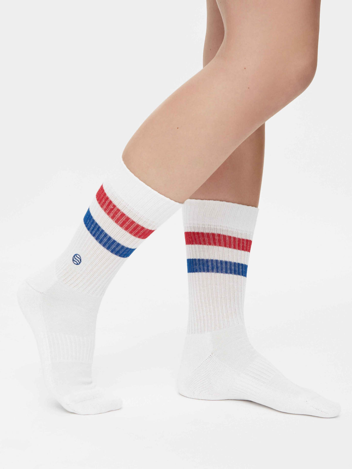 Retro Tennissocken weiß (3er Pack)
