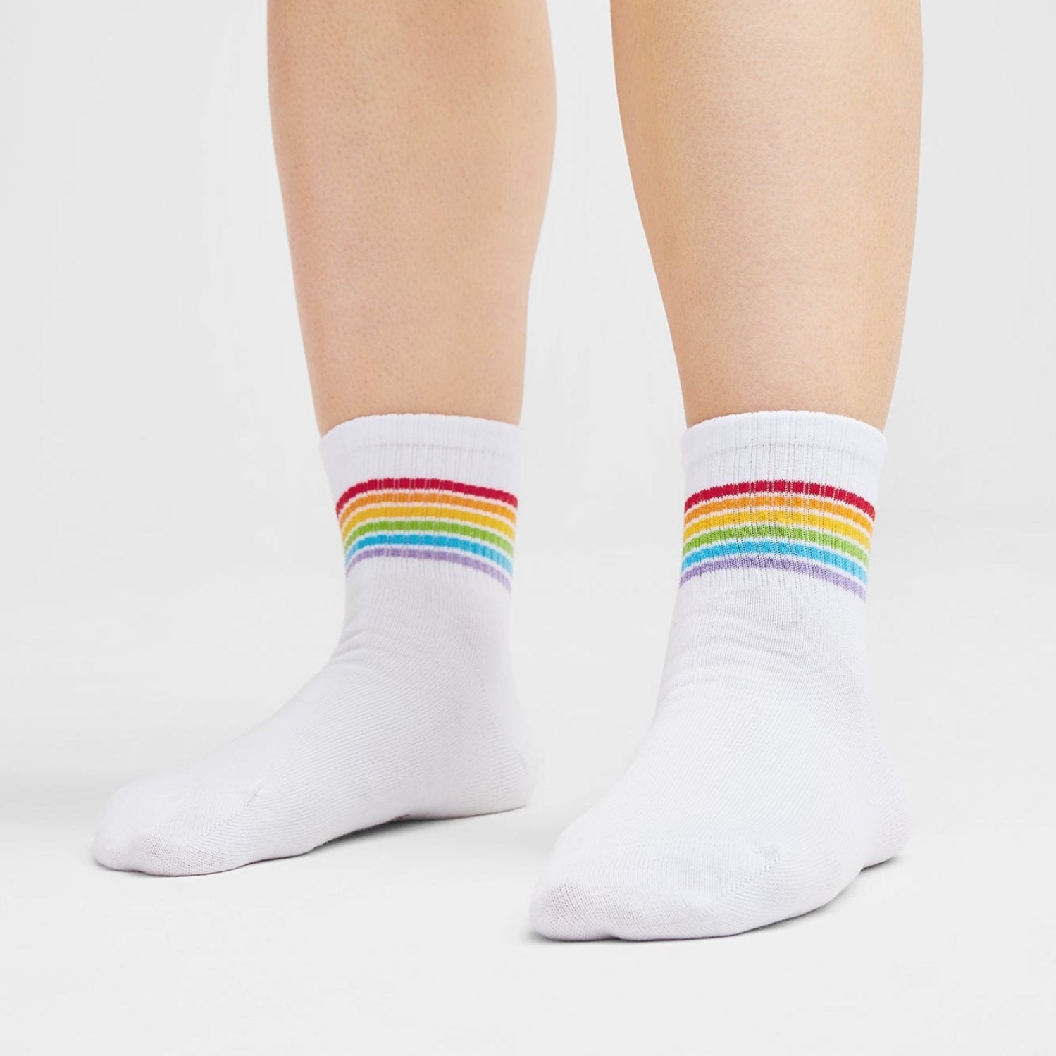 3 PACK Rainbow sneakersocken - Natural Vibes Clothing