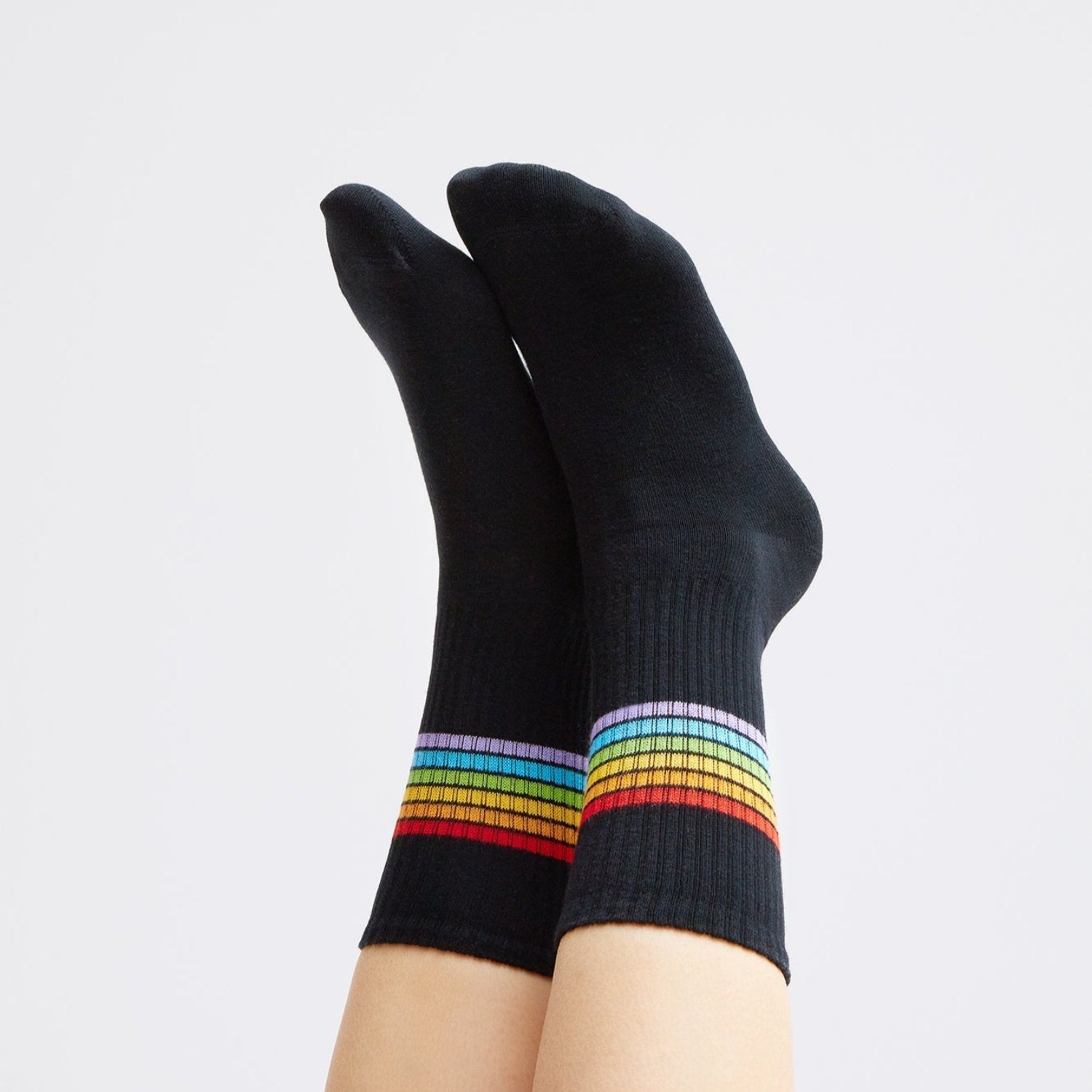 3 PACK Rainbow tennissocken - Natural Vibes Clothing