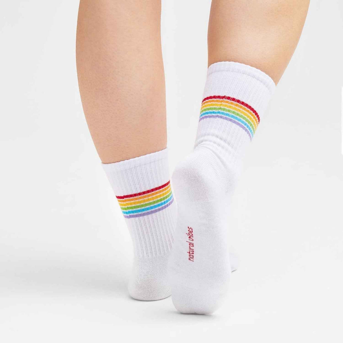 Rainbow Tennissocken Weiß (3er Pack)