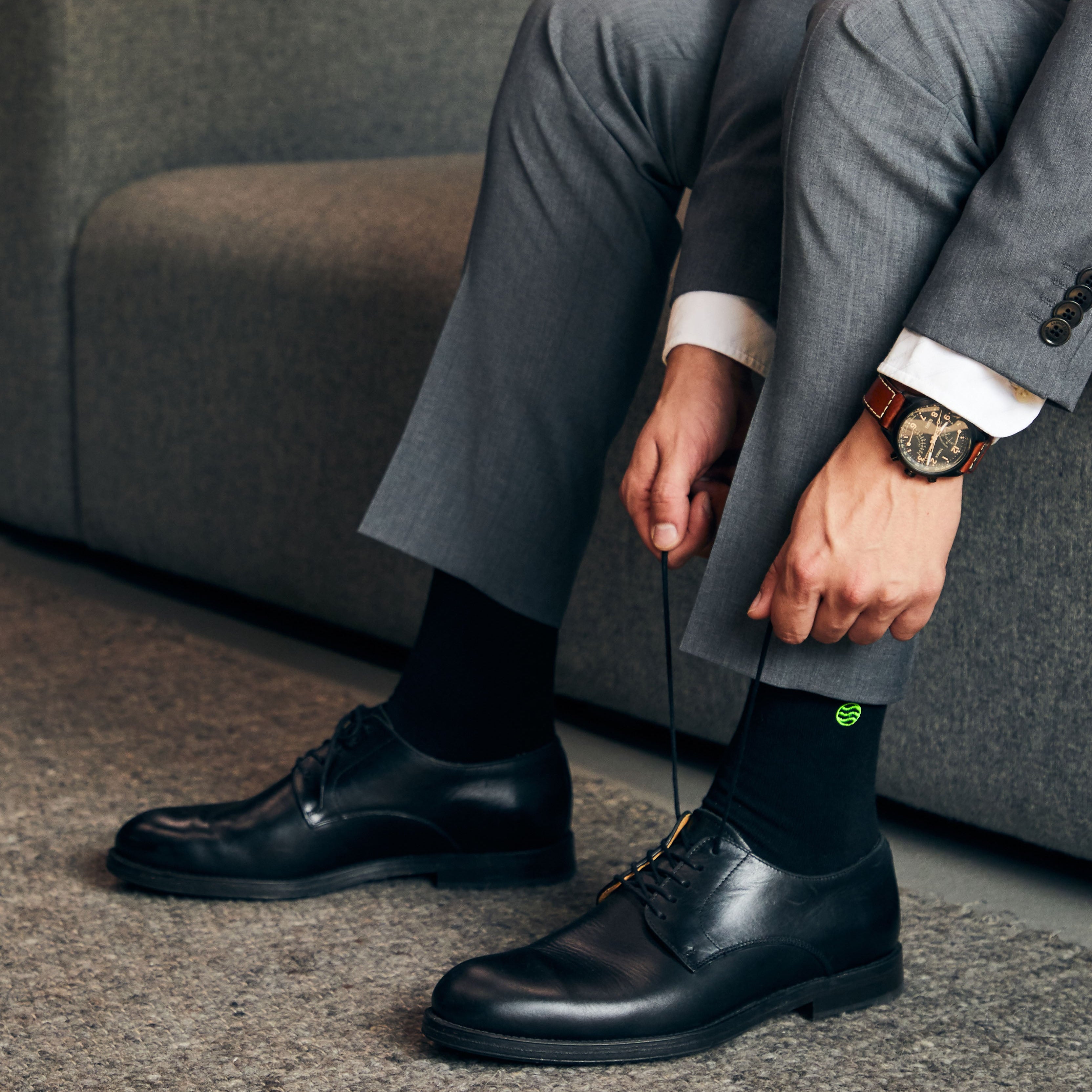 4 Paar schwarz socken - Executive - Natural Vibes Clothing