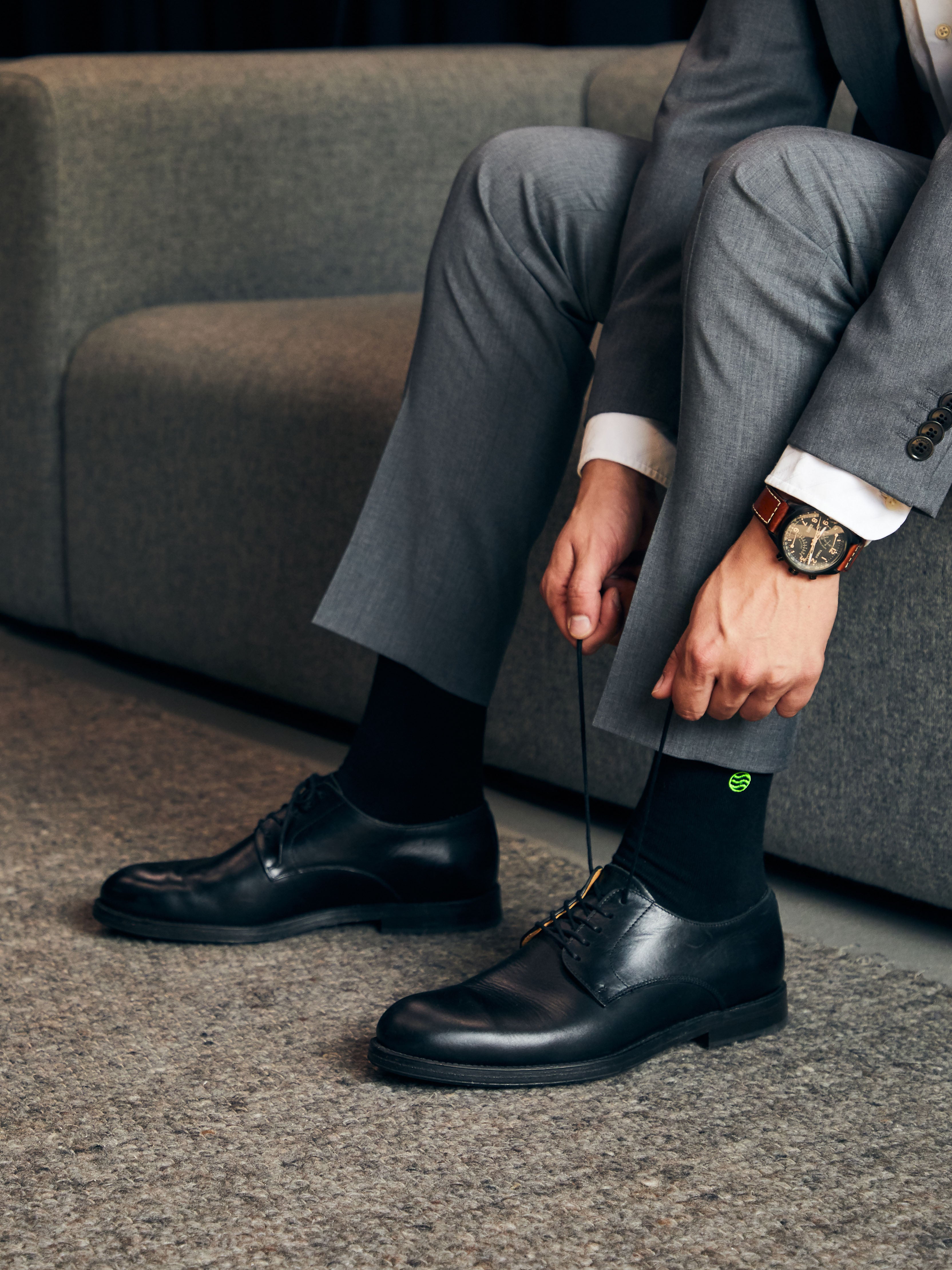 4 Paar schwarz socken - Executive - Natural Vibes Clothing