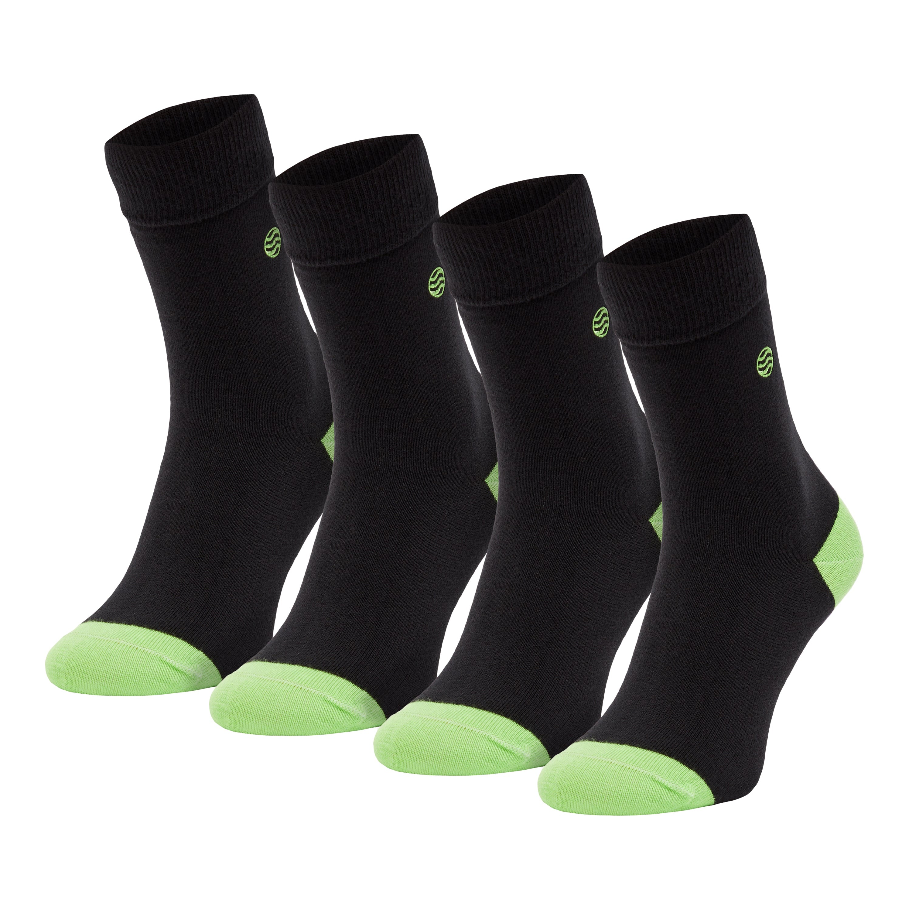 4 Paar schwarz socken - Executive - Natural Vibes Clothing