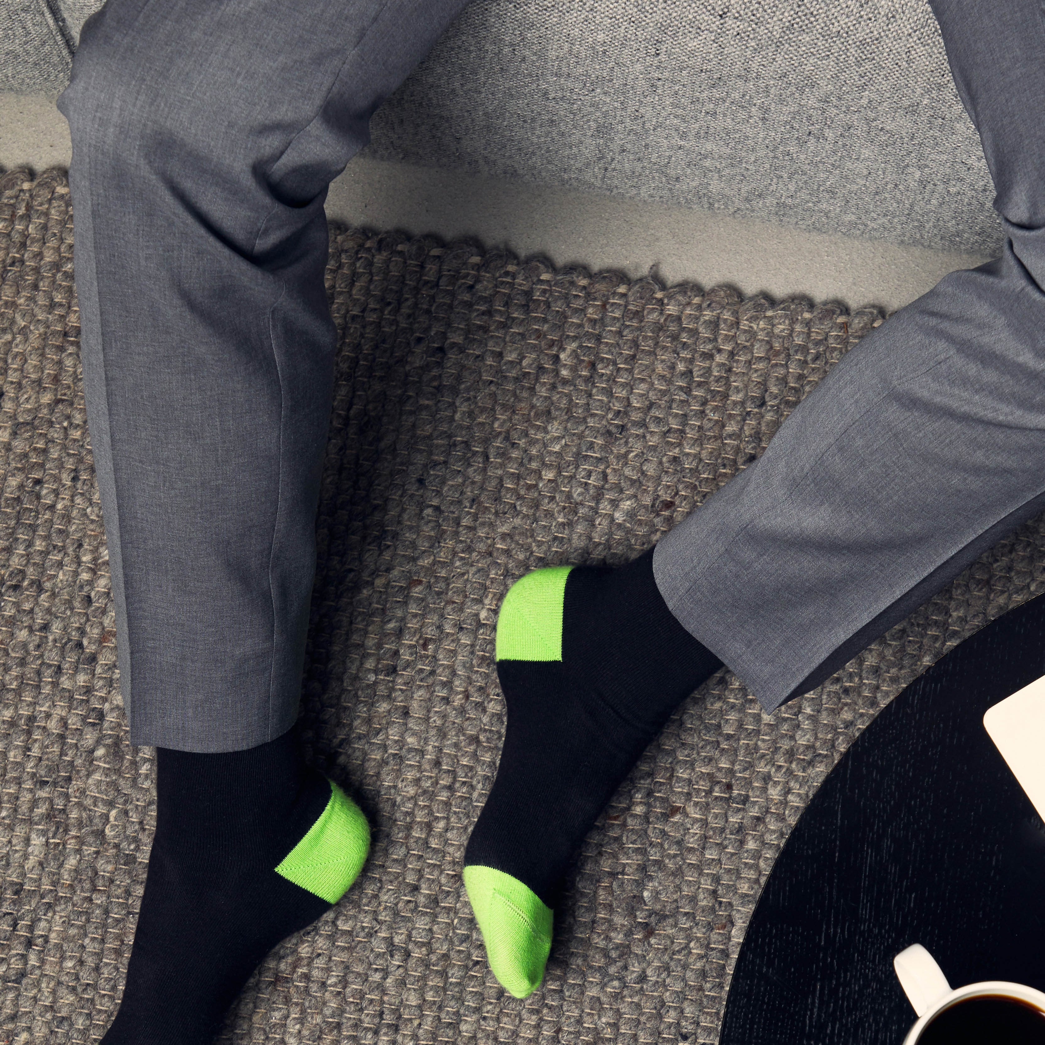 4 Paar schwarz socken - Executive - Natural Vibes Clothing