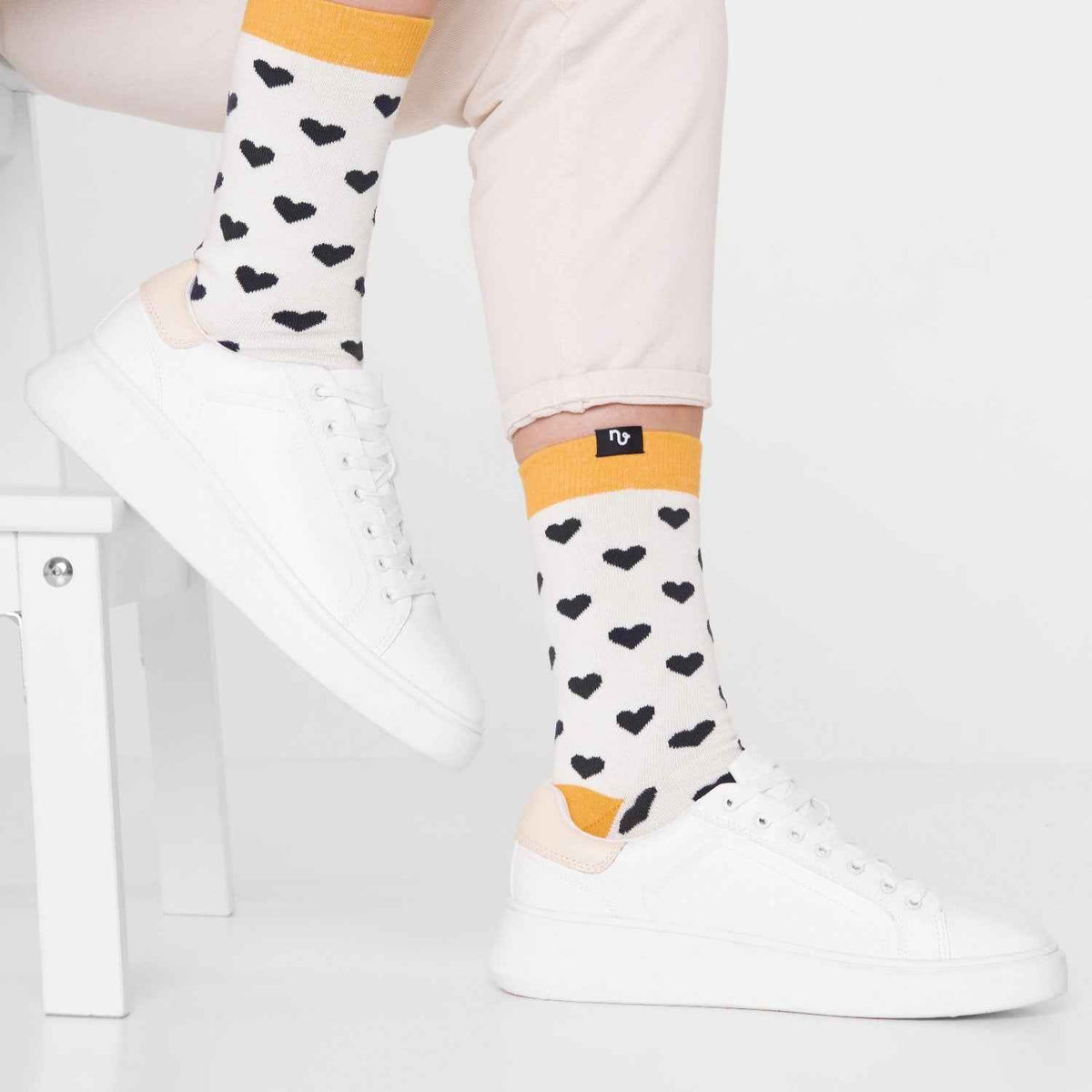 Herzen Socken