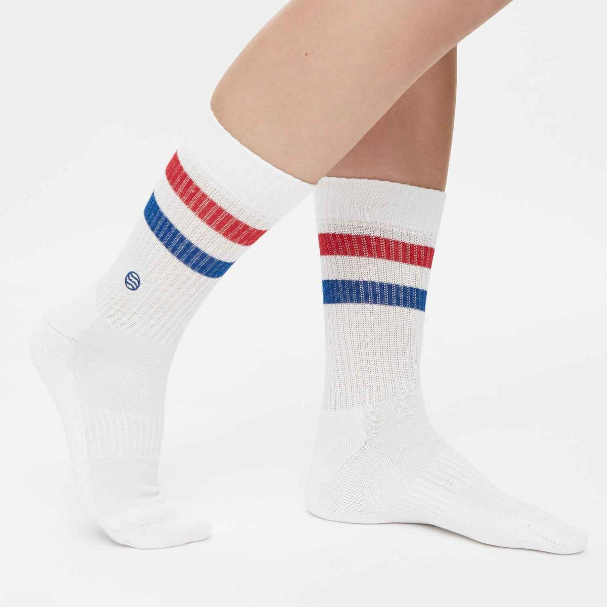 Retro Tennissocken weiß