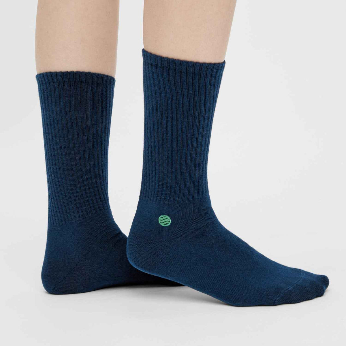 Retro Style Tennissocken blau navy