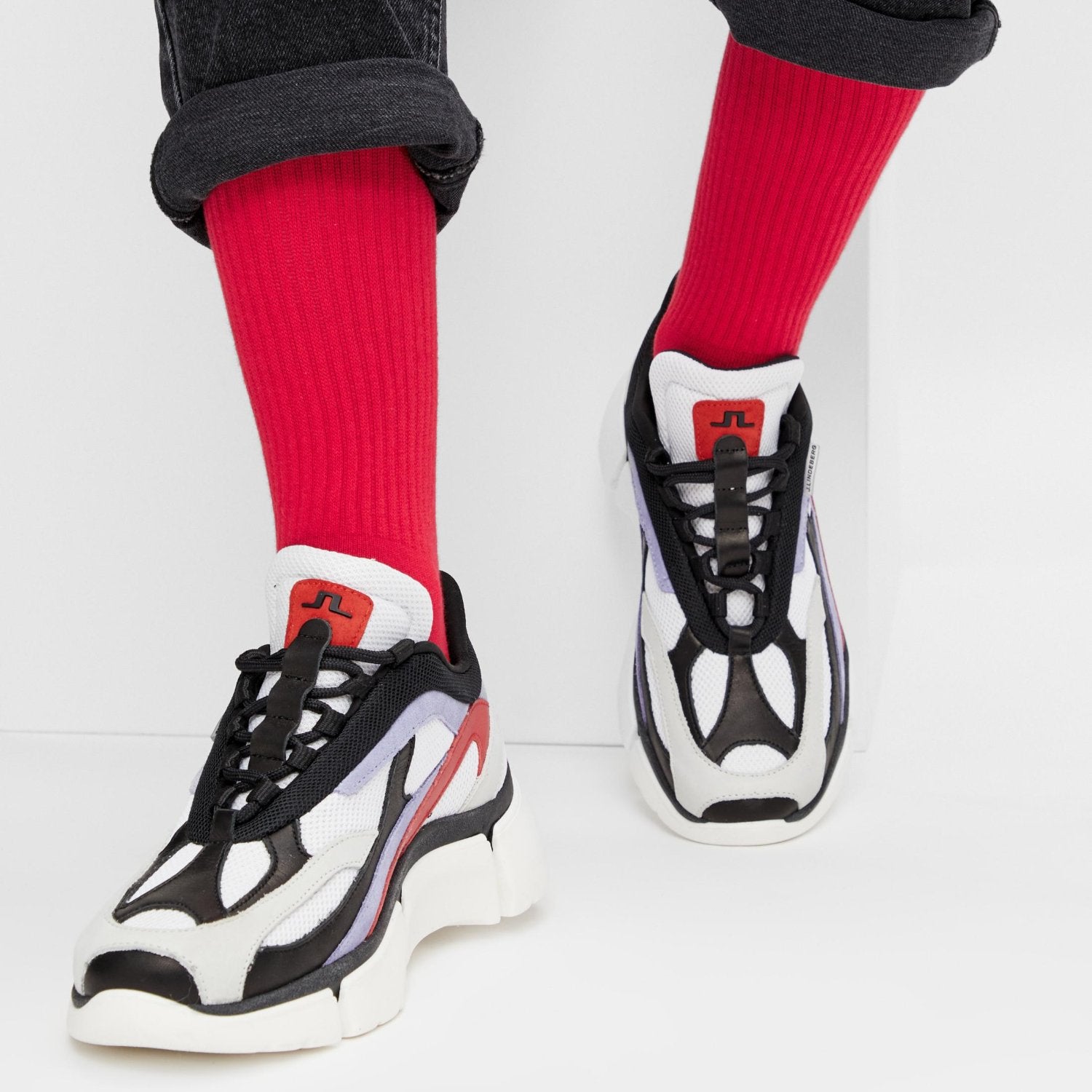 Rot Socken Retro Style - Natural Vibes Clothing