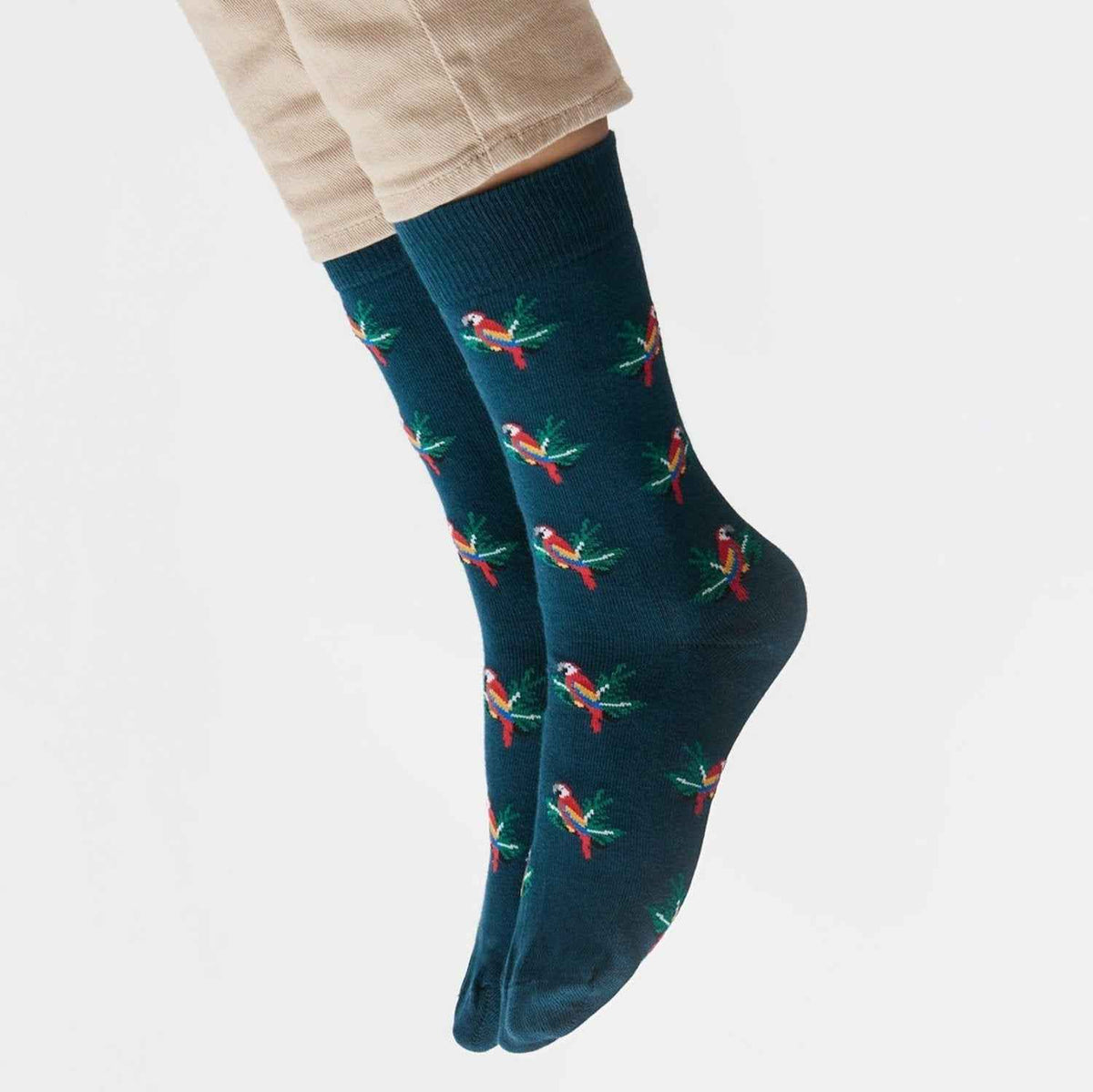 Tropical Parrot Papagei Socken