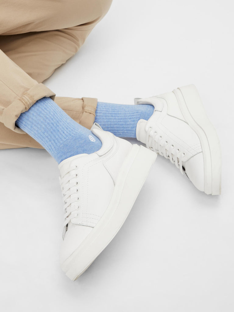 2 Paar Light Blue Retro Socken - Natural Vibes Clothing