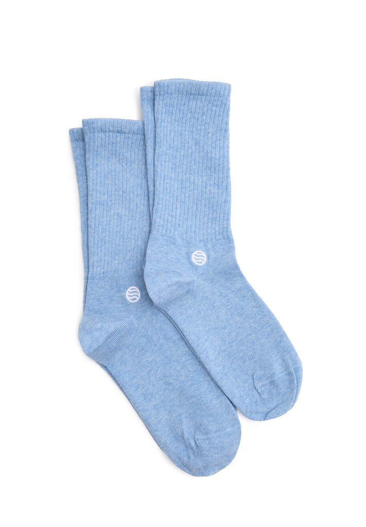 2 Paar Light Blue Retro Socken - Natural Vibes Clothing