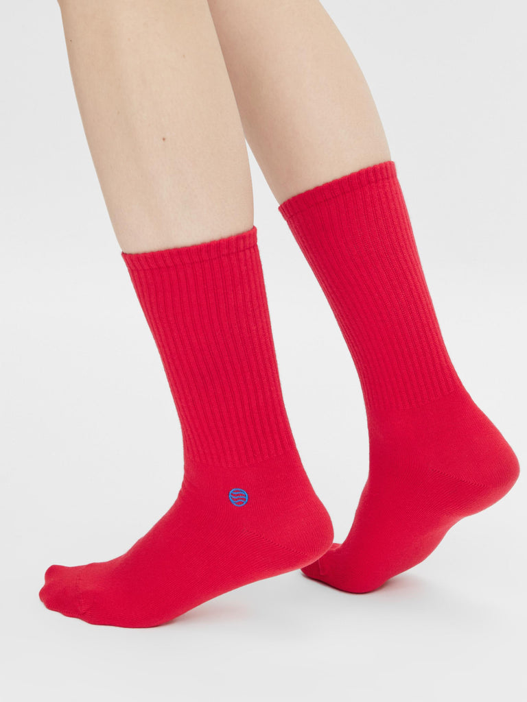 2 Paar Red Retro Socken - Natural Vibes Clothing