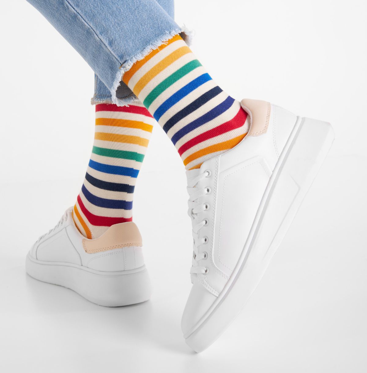 Ribbed socks purple Natural Vibes Clothing