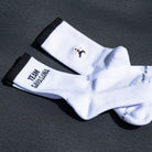 Warrior und Team Savasana Bio-Tennissocken mit Yoga-inspirierten Designs aus Bio-Baumwolle – Natural Vibes Clothing