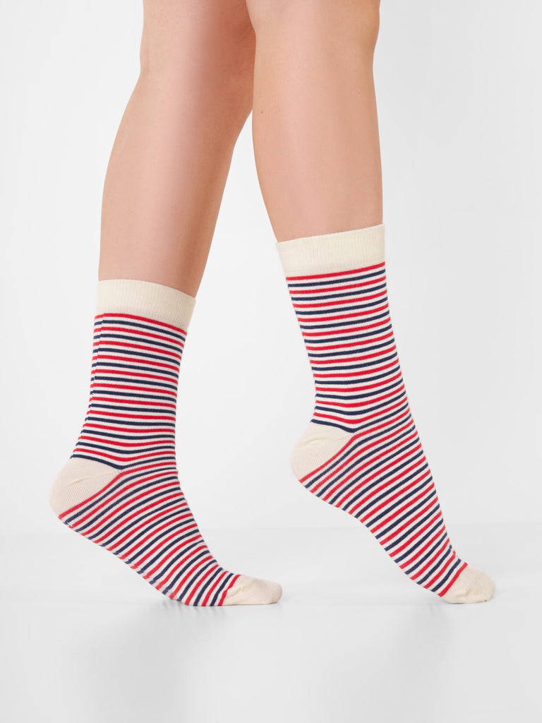 Bunte Streifen Socken (3er Pack) - Natural Vibes Clothing