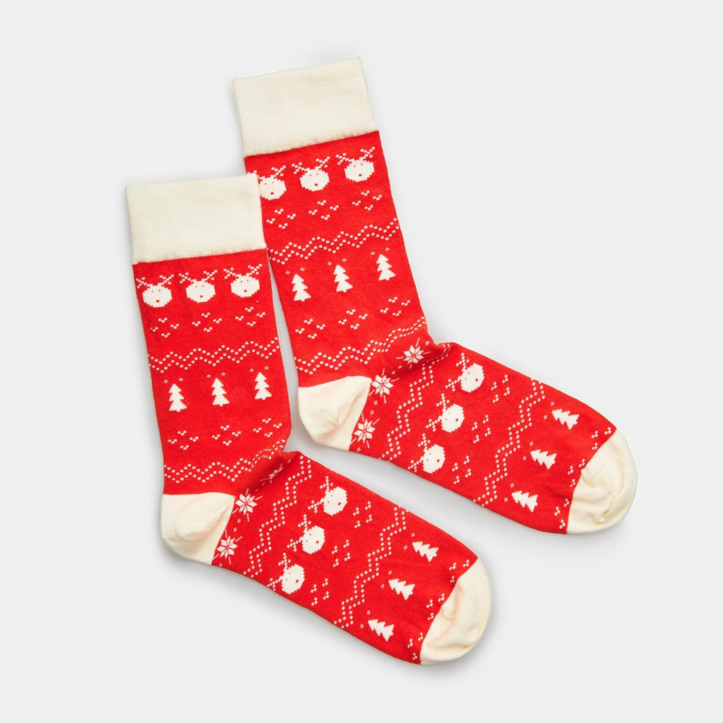 Cozy Xmas Socken rot - Natural Vibes Clothing