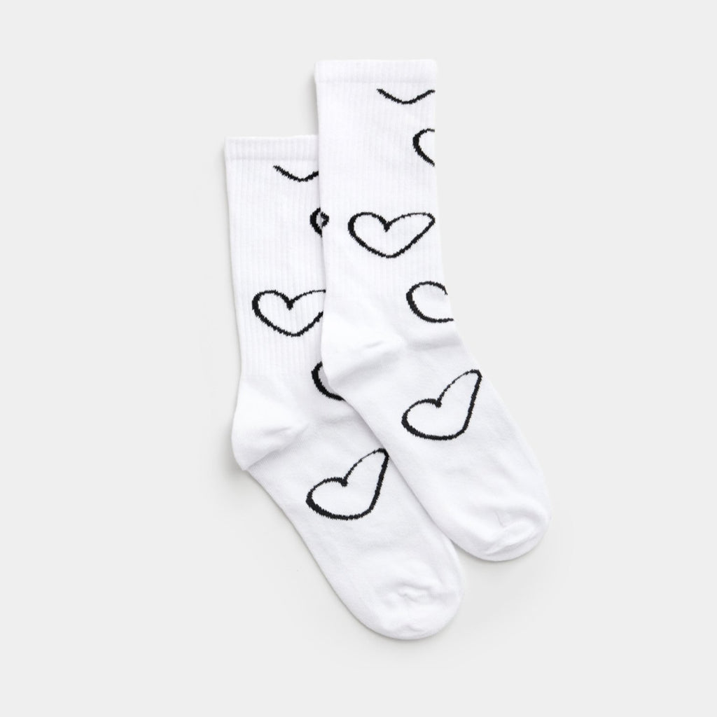 Doodle heart Tennissocken - Natural Vibes Clothing