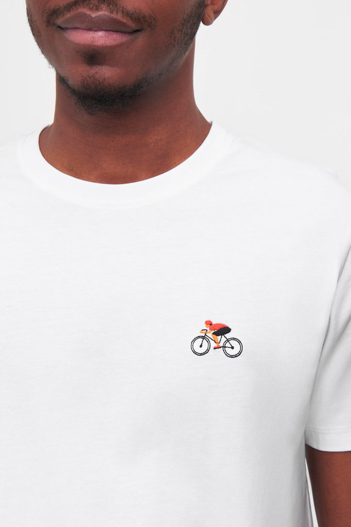 Natural Vibes T-Shirt Fahrrad weiß - Natural Vibes Clothing