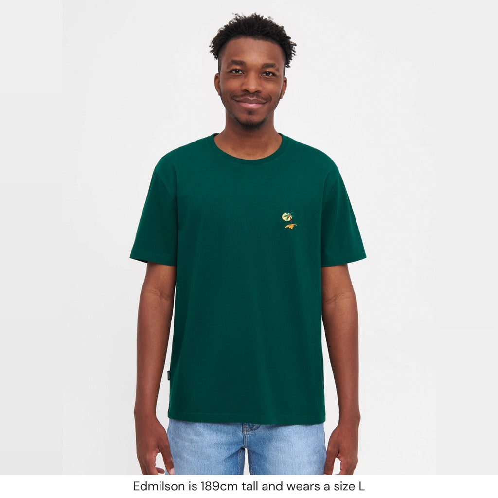 Natural Vibes T-Shirt Island grün - Natural Vibes Clothing