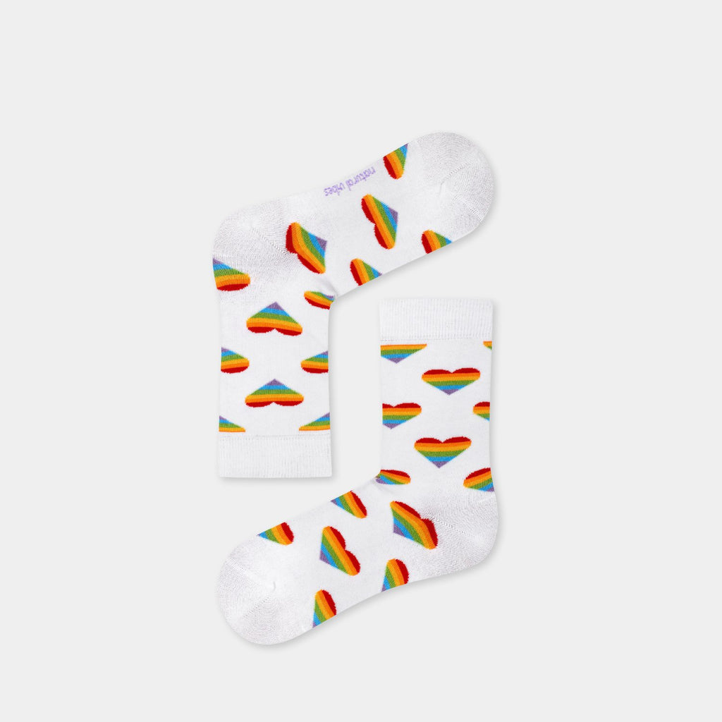 Rainbow heart Kindersocken - Natural Vibes Clothing